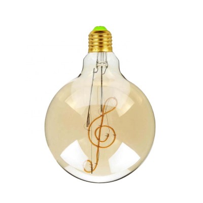 Led light decoration g125 220v 4w note phonogram letter led bulb