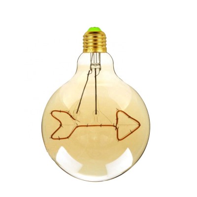 New style product g125 one way arrow shaped e27 e26 filament led bulb