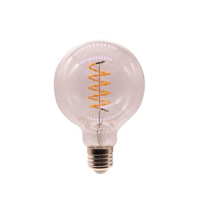 Incandescent bulb g95 clear amber soft filament for decorate bulbs