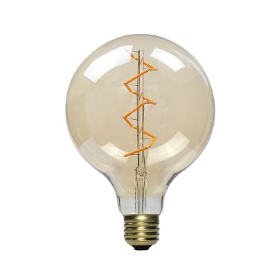 Edison bulb decoration light g125 e27 soft filament lamp bulb for indoor lighting